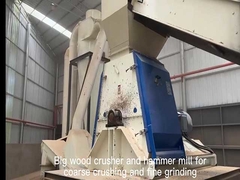 목판을 목재 펠릿으로 만들기